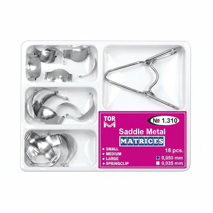 Saddle Contoured Metal Matrices