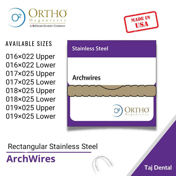 Rectangular Stainless Steel Wire (Ortho Organizers)