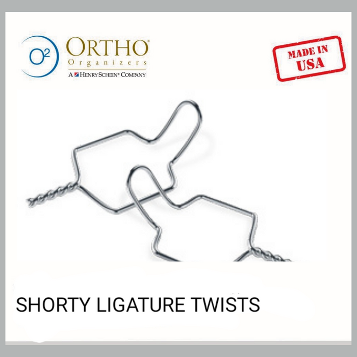 Shorty Ligature Twists (500 pcs) (Ortho Organizers)